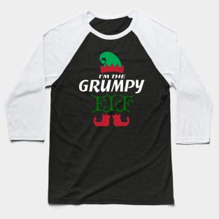I'm the Grumpy Elf - Christmas Family Design Baseball T-Shirt